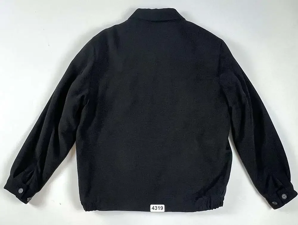 Marco Grossi New York Black Zip Up Jacket Size M